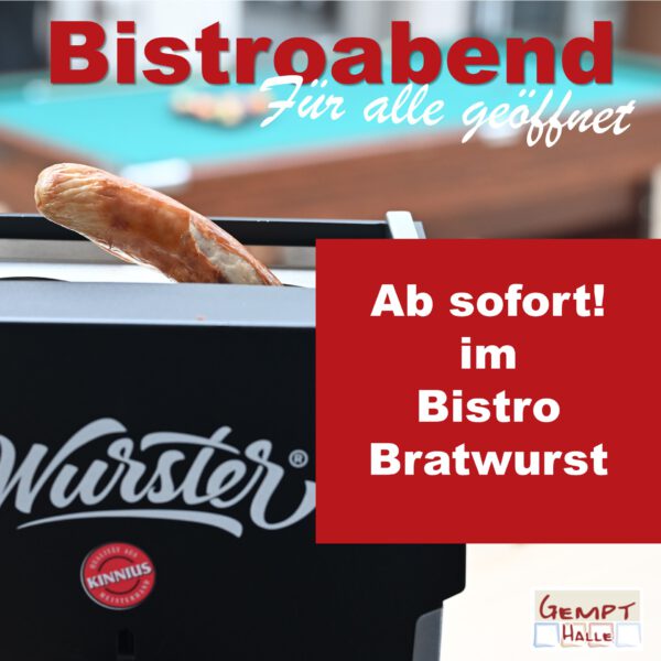 Gempt-Halle – Bistroabend